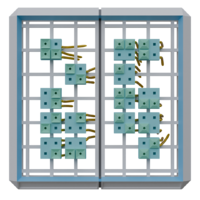 Один NDDI может содержать неограниченное количество v-Компонент (точнее, ограничено только размером памяти устройства и адресации 264).